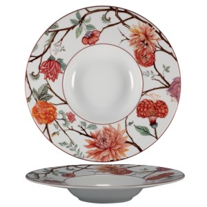 KEPOS P.PASTA BIANCO FIORI cm 27  - 1378227 | Novalberghiera