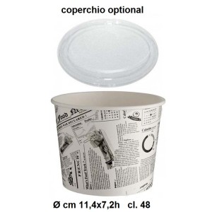 N.50 CONT.TONDI S/C 480 ml.  - 1393000 | Novalberghiera