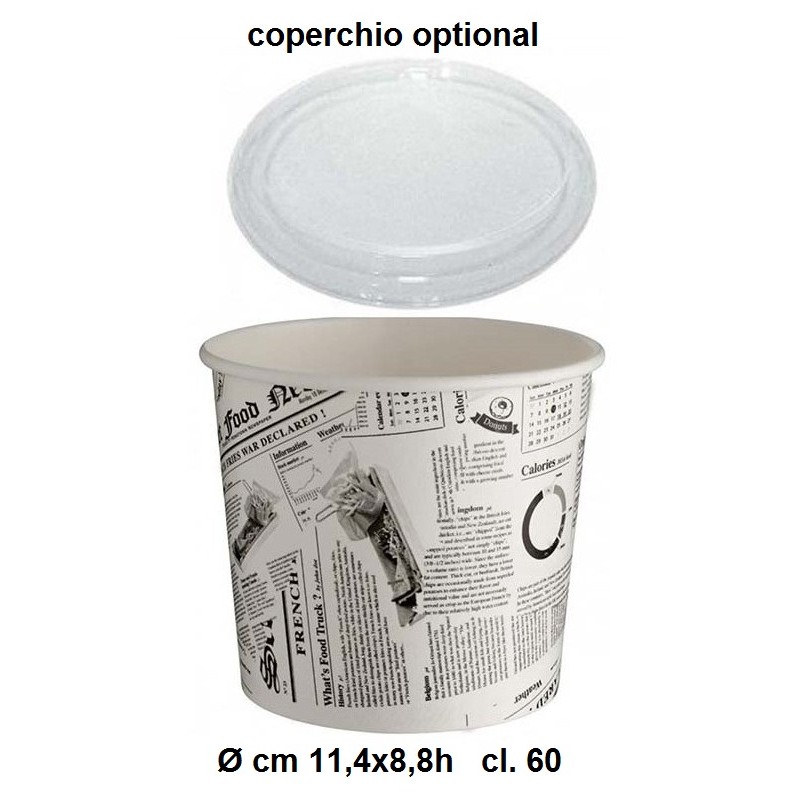 N.50 CONT.TONDI S/C 600 ml.  - 1393001 | Novalberghiera