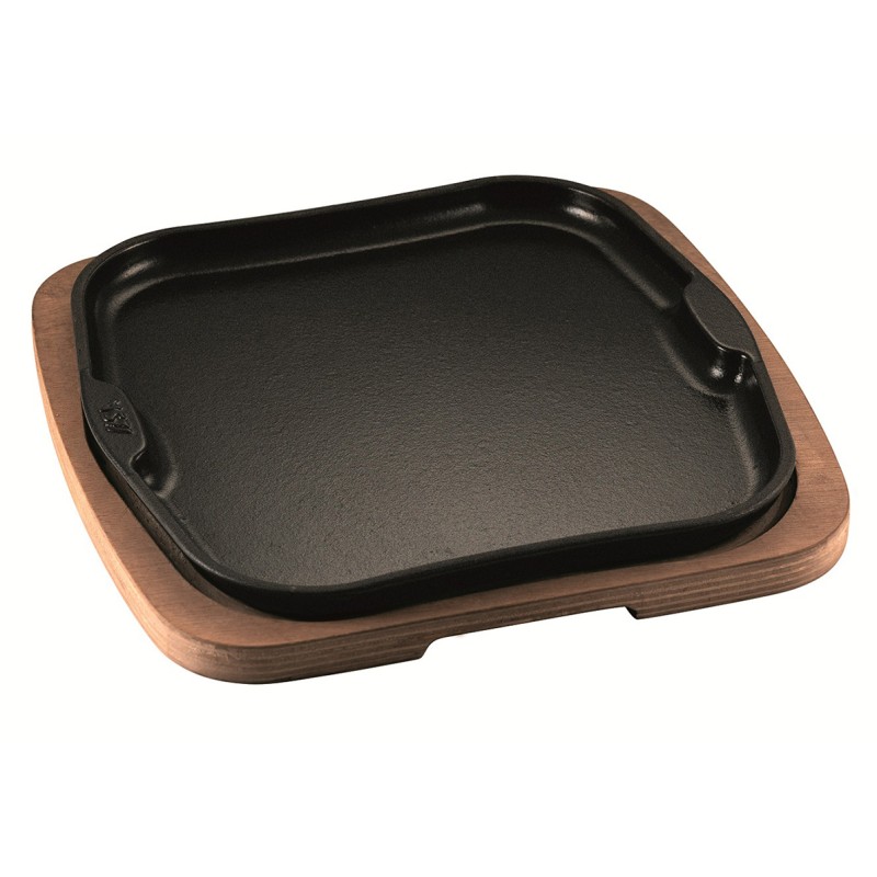 PIASTRA GHISA+LEGNO cm 25x25  - 1406000 | Novalberghiera