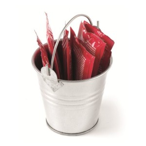 MINISECCHIO ZINC.Øcm 10x9h  - 1424010 | Novalberghiera