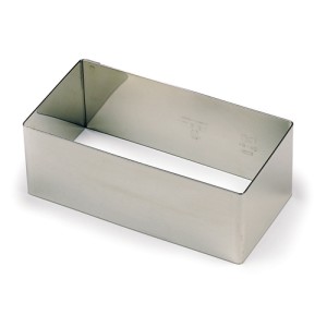 FASCIA INOX  RETT.cm8x3x3h  - 1601008 | Novalberghiera