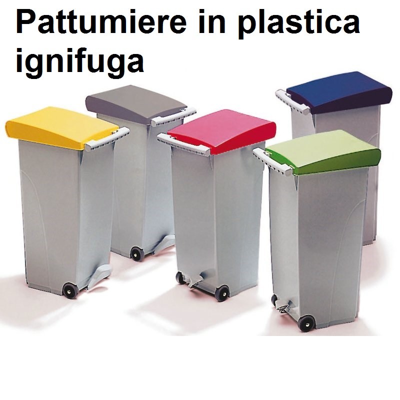 PATTUMIERE IGNIFUGHE PEDALE  - 1702999 | Novalberghiera