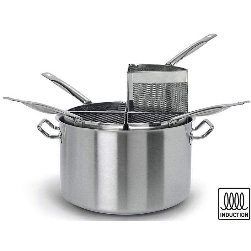 CASS.INOX +4 SPICCHI cm 40  - 1940140 | Novalberghiera