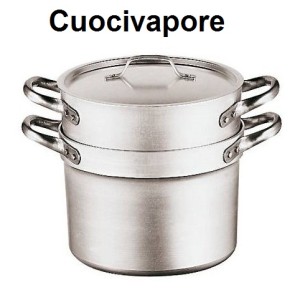 CUOCIVAPORE ALLUMINIO 3 Pezzi  - 1961999 | Novalberghiera