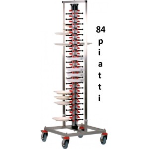 CARRELLO 84 PIATTI PLATE-MATE