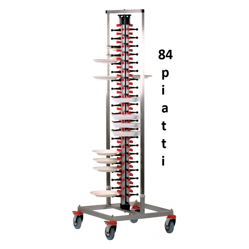 CARRELLO 84 PIATTI PLATE-MATE