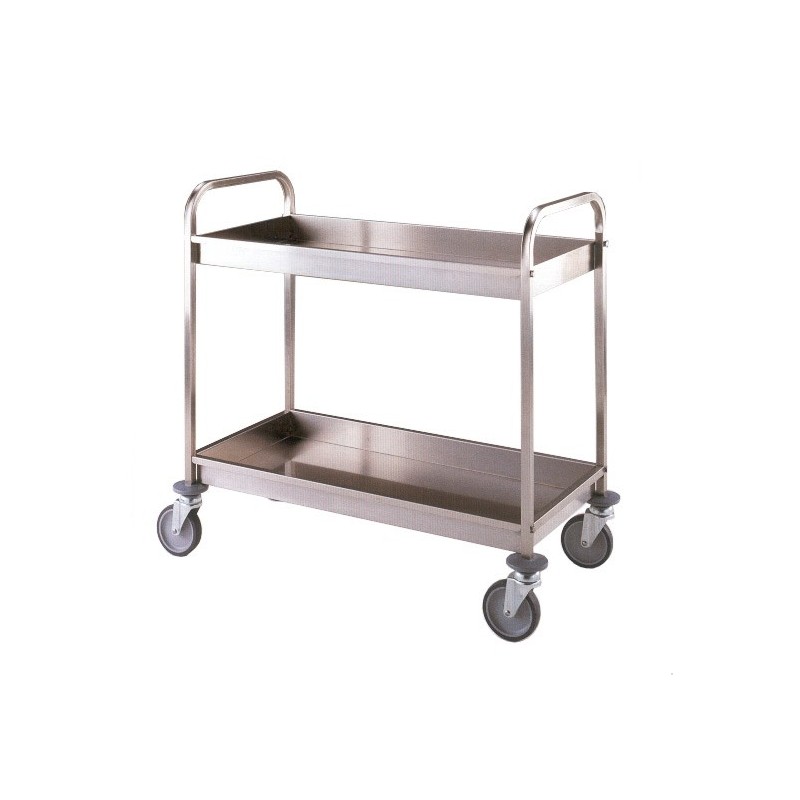 CARRELLO INOX 2P VASCA -98x51  - 2522082 | Novalberghiera