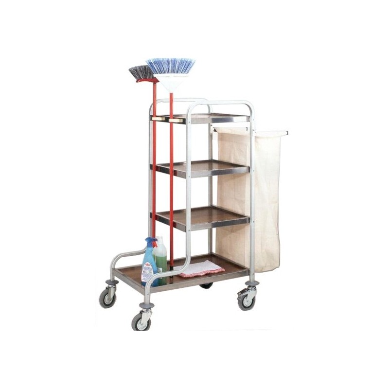 CARRELLO 4P.PULIZIA 88x58  - 2528003 | Novalberghiera