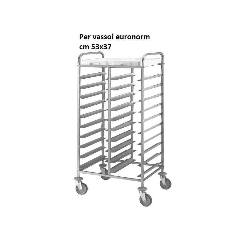 CARRELLO 24 VASSOI EN 89x60  - 2542124 | Novalberghiera