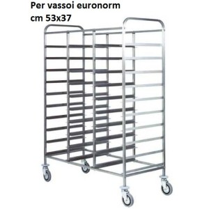 CARRELLO 36 VASSOI EN 130x60  - 2542136 | Novalberghiera