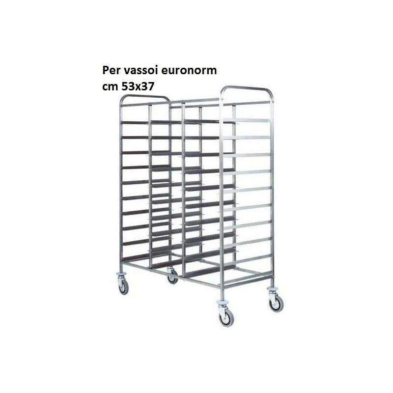 CARRELLO 36 VASSOI EN 130x60  - 2542136 | Novalberghiera
