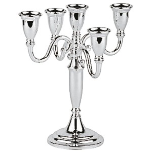 CANDELABRO ARGENTATO 5F.  - 2789005 | Novalberghiera