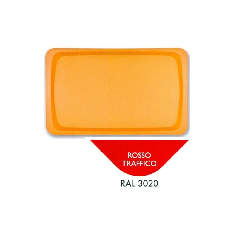 VASSOIO POLIPR.53x32 ROSSO  - 2879000 | Novalberghiera