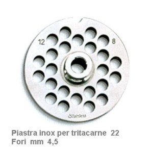 PIASTRA INOX x TRITAC. 22x4,5  - 2984045 | Novalberghiera