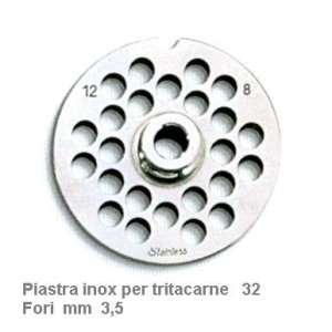 PIASTRA INOX x TRITAC. 32x3,5  - 2985035 | Novalberghiera