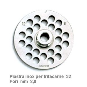 PIASTRA INOX x TRITAC. 32x8  - 2985080 | Novalberghiera