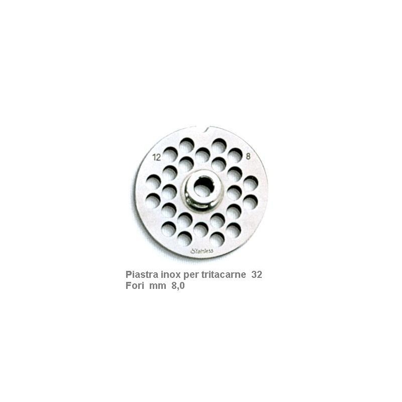 PIASTRA INOX x TRITAC. 32x8  - 2985080 | Novalberghiera