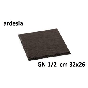 PIATTO ARDESIA GN 1/2 cm 32x26  - 3007012 | Novalberghiera