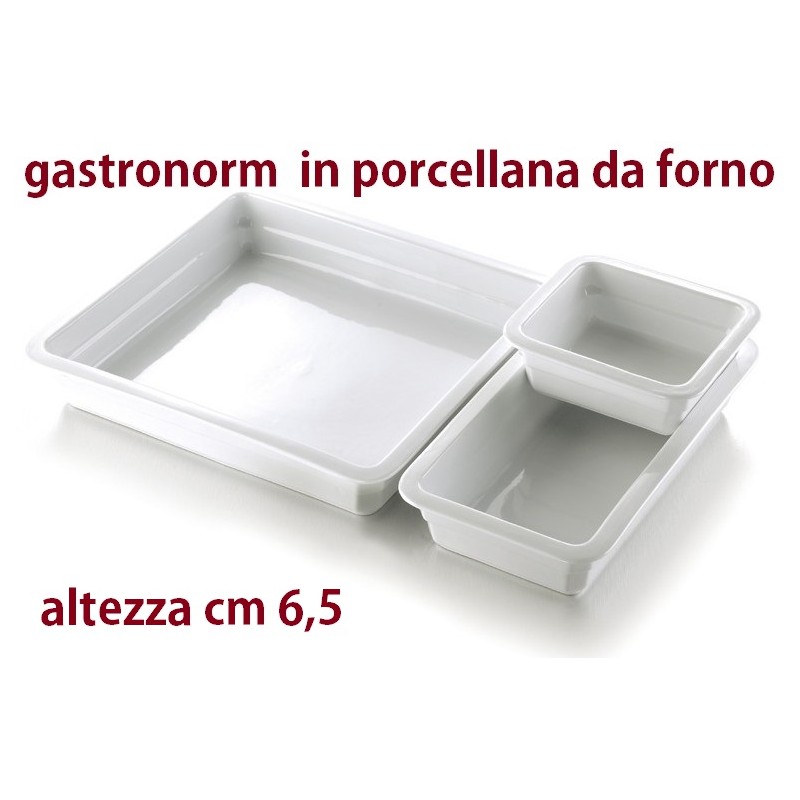 VASCHE PORCELLANA GN h 6,5  - 3030999 | Novalberghiera