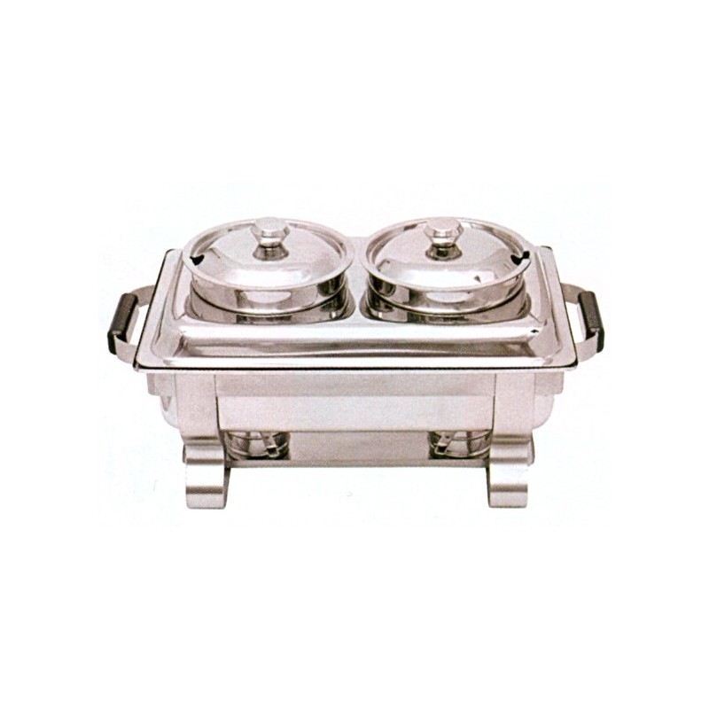 CHAFING DISH 2 ZUPP.  - 3180022 | Novalberghiera