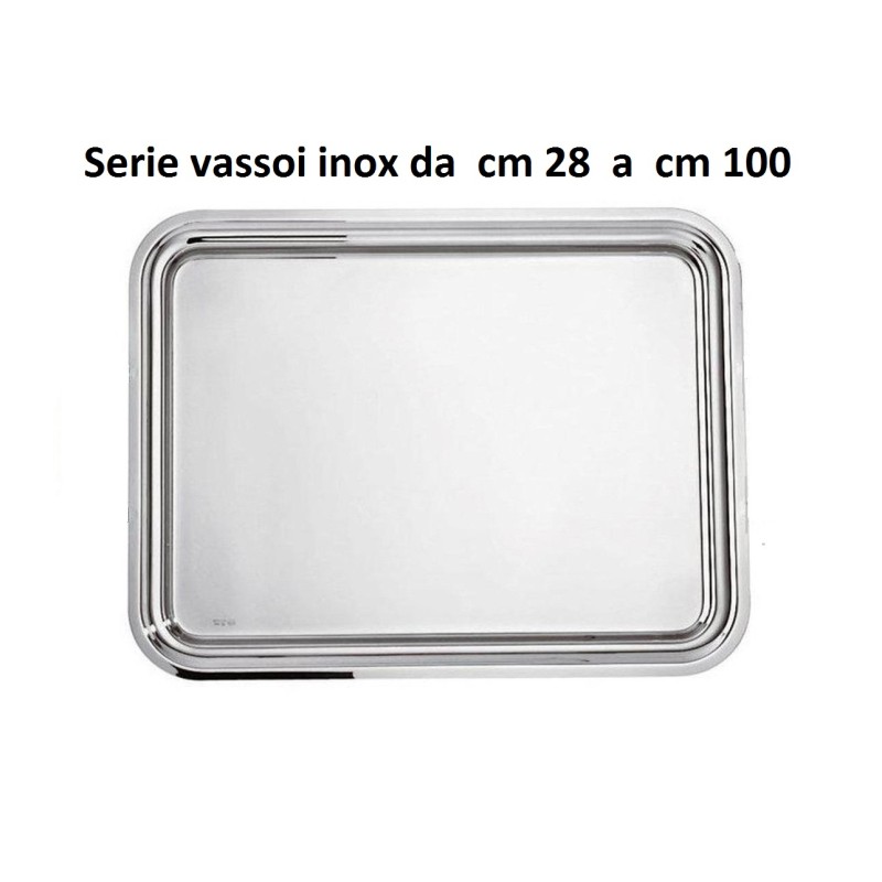 VASSOI RETTANGOLARI INOX  - 3234999 | Novalberghiera
