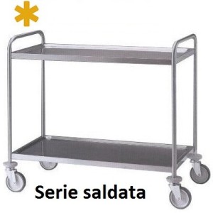 CARRELLO INOX 2P/saldati 89x59