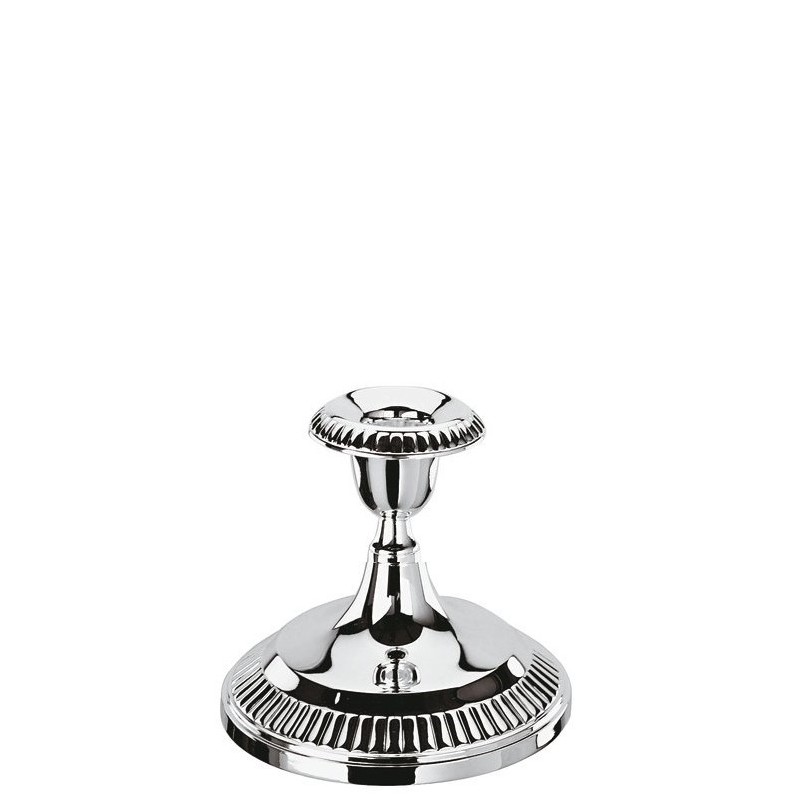 CANDELAB.SILVER 1FIAMMA cm10h  - 3524110 | Novalberghiera