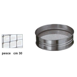 SETACCIO INOX PESCE cm30  - 3627030 | Novalberghiera