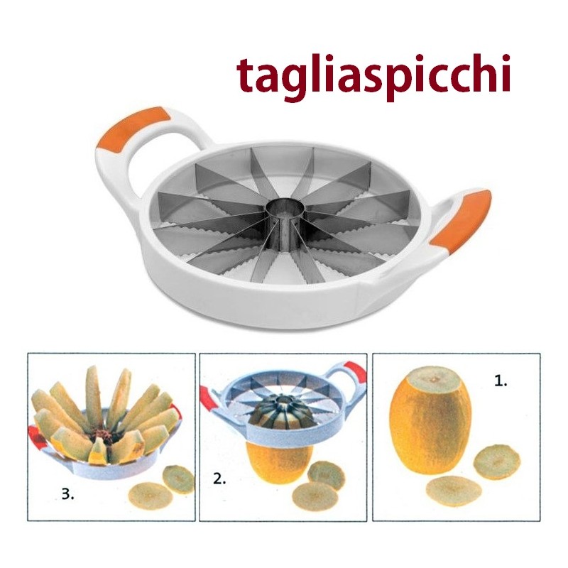 TAGLIAMELONE SPICCHI INOX  - 3726010 | Novalberghiera