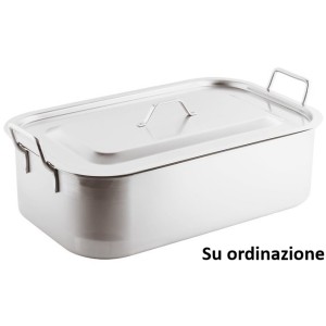BRASIERA INOX C/C cm61x43  - 4001061 | Novalberghiera