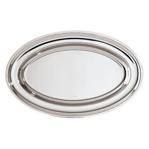 OVALE INOX cm 30x22  - 4551030 | Novalberghiera
