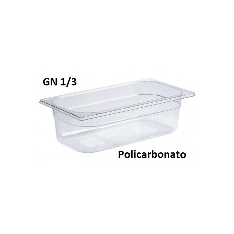 VASCA POLICARB. GN 1/3x15h  - 4612015 | Novalberghiera