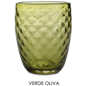 BICCHIERE ANTIGUA VERDE OLIVA cl.31  - 4628010 | Novalberghiera