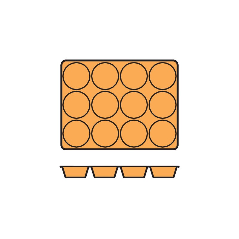 STAMPO SILIC.muffin -FR100  - 4630100 | Novalberghiera