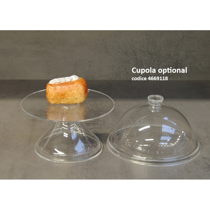 ALZATA PLEXI Øcm 18x10h  - 4669018 | Novalberghiera