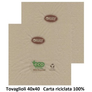 N.50 TOVli.cm 40x40 ECO  (48)  - 4727001 | Novalberghiera