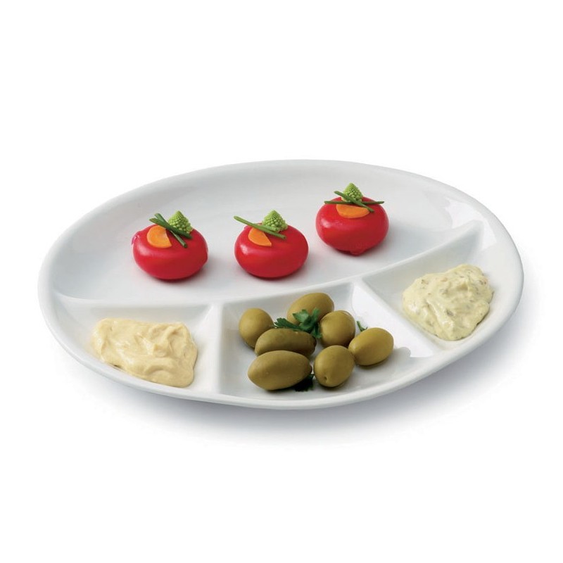 OVALE 4 SCOMPARTI 28x24  - 4984003 | Novalberghiera