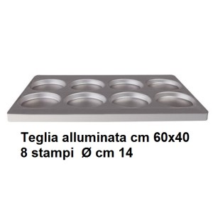 TEGLIA 60x40 -8 STAMPI Øcm14  - 5092008 | Novalberghiera