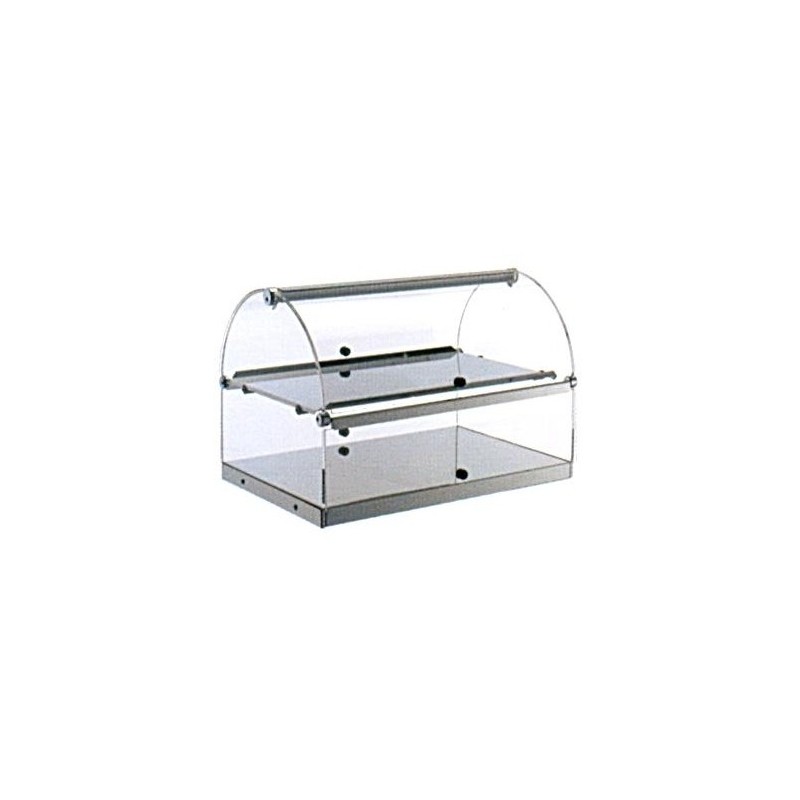 VETRINA 2P INOX T.cm 50x35x33h  - 5178002 | Novalberghiera
