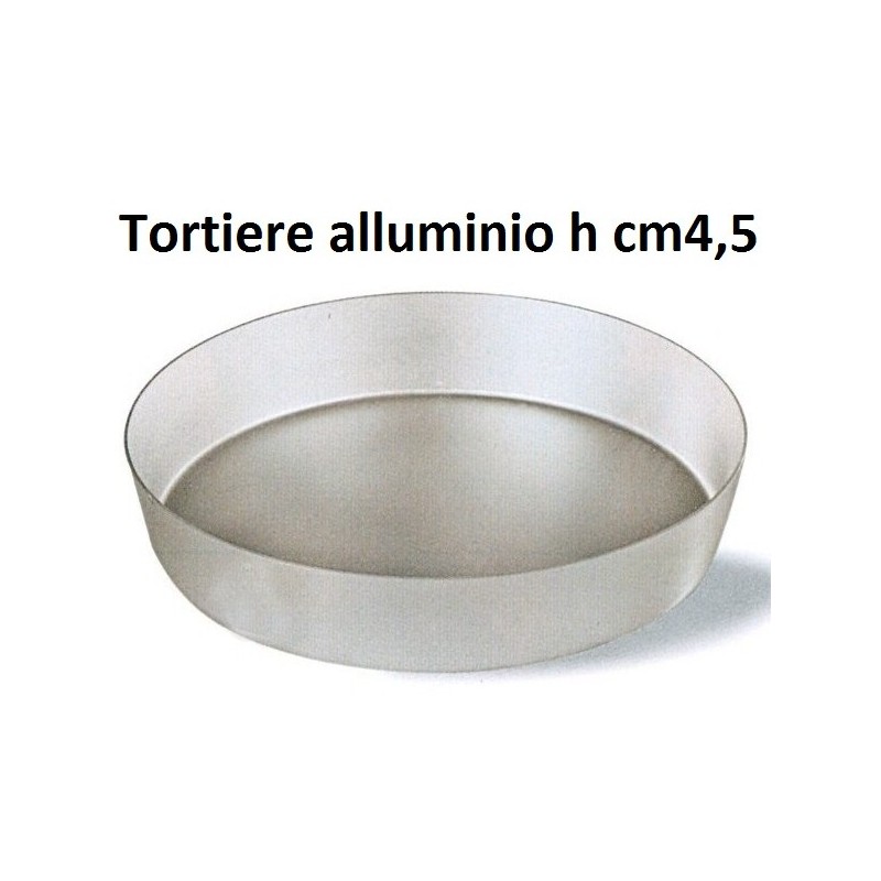 TORTIERE ALLUMINIO cm 4,5 h  - 532999 | Novalberghiera
