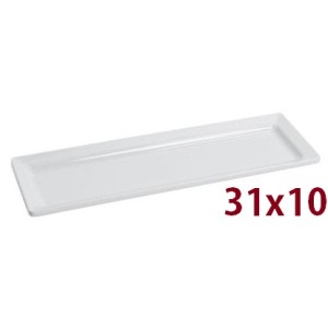 VASSOIO MELAMINA BI.cm 31x10  - 5682031 | Novalberghiera