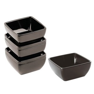 CIOTOLA MELAMINA NE. cm 9x9  - 5685109 | Novalberghiera