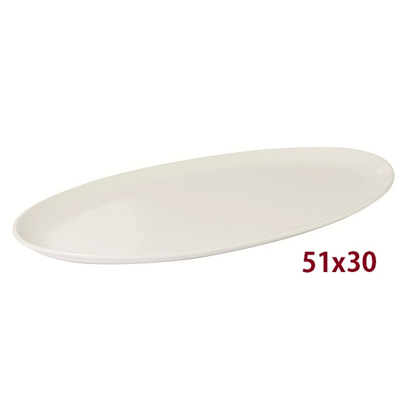 OVALE PORCELLANA cm 51x30  - 5695050 | Novalberghiera