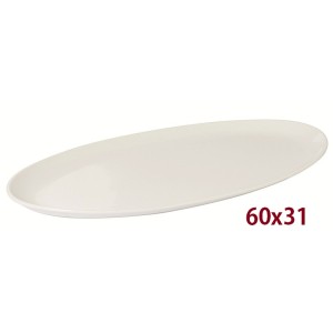 OVALE PORCELLANA cm 60x31  - 5695060 | Novalberghiera