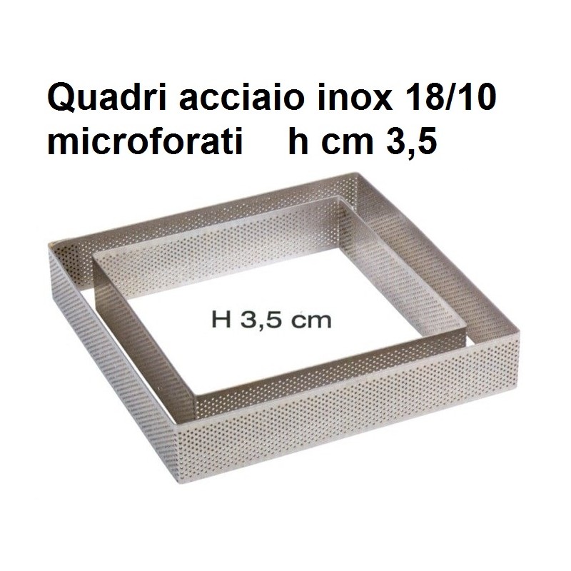 QUADRO INOX MICROF.h cm 3,5  - 5823999 | Novalberghiera