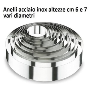 SERIE ANELLI INOX  cm 6h  - 992999 | Novalberghiera