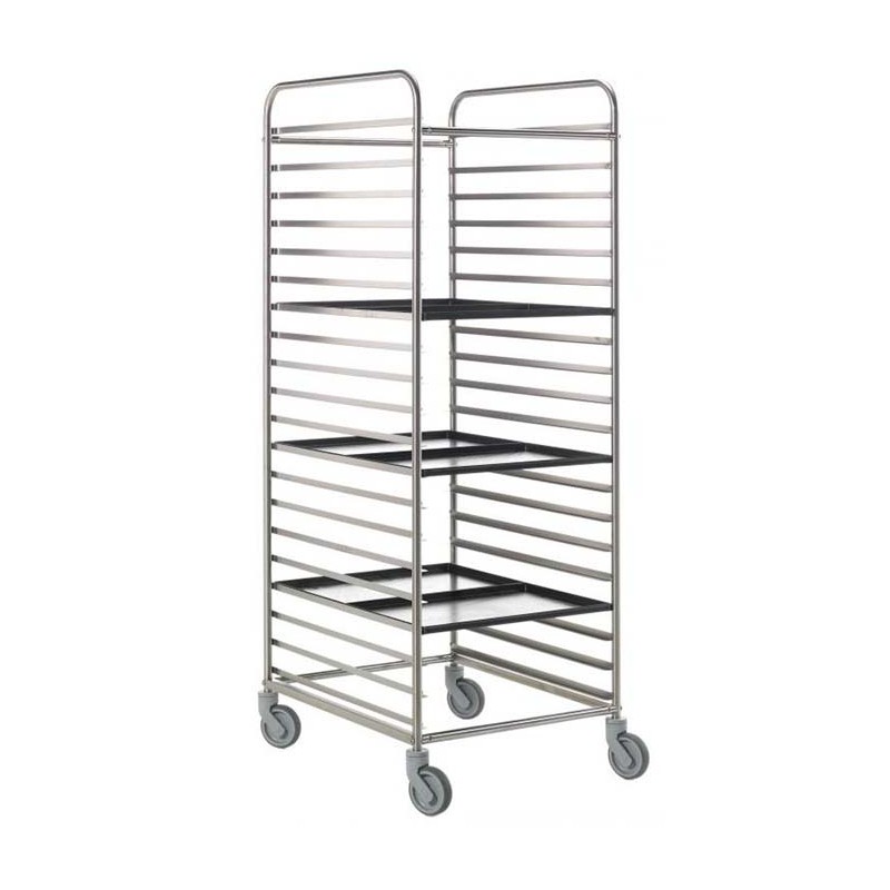 CARR.INOX GUIDE 40Teglie 60x40  - 999006 | Novalberghiera