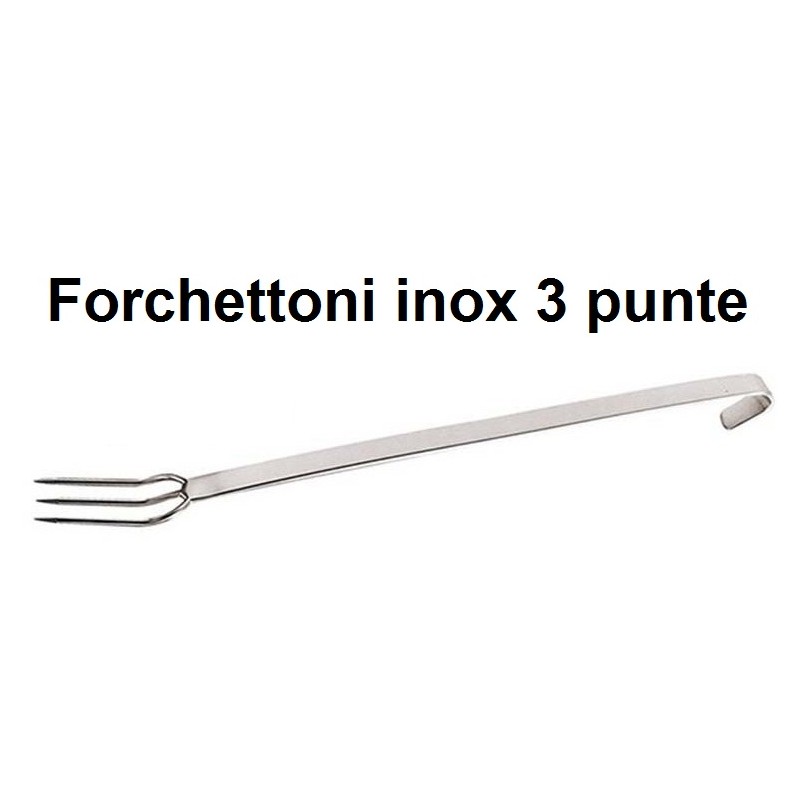 FORCHETTONI INOX 3 PUNTE  - 1981999 | Novalberghiera