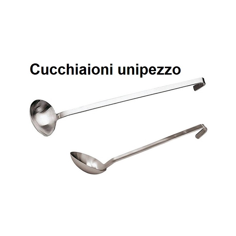 CUCCHIAIONI UNIPEZZO  INOX  - 1984999 | Novalberghiera